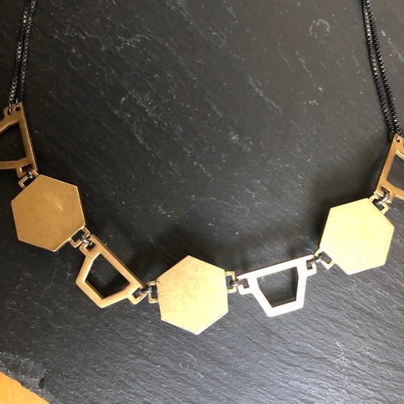 Madewell 1937 Art Deco Necklace Topaz Crystals - Picture 7 of 8